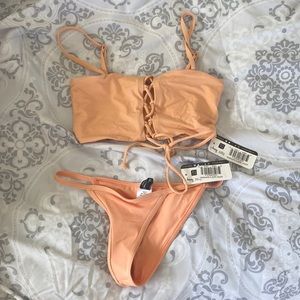 NWT Dippin’ Daisy’s Bikini Orange S